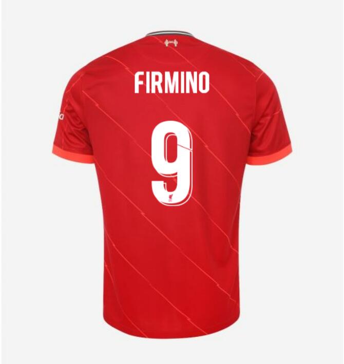 2021/22 Liverpool Cup Home Kit Soccer Jersey with FIRMINO 9 printing